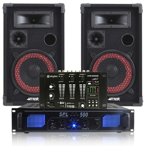 Pair party speakers with - dj,