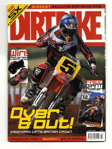 Dirt bike rider - bike, magazine