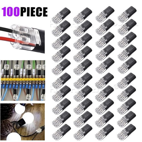 100x 2pin pluggable - pluggable, wire