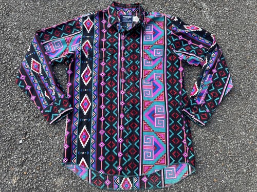 Vtg wrangler brushpopper shirt - vtg,