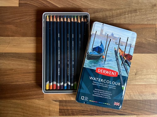 Derwent watercolour set 12 - set,