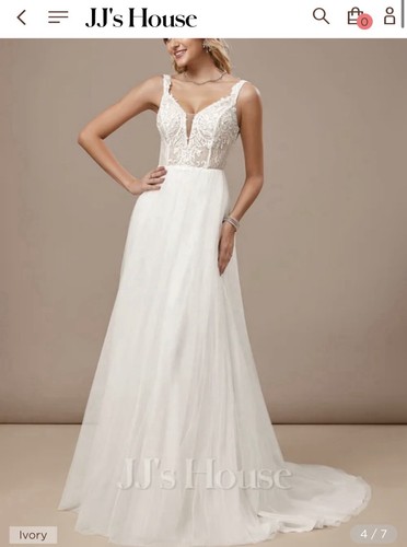 Ivory wedding dress size - dress,