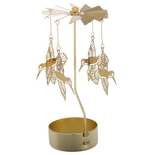 Decorative golden iron candle - iron,