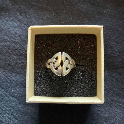 Sterling silver celtic - silver, knot