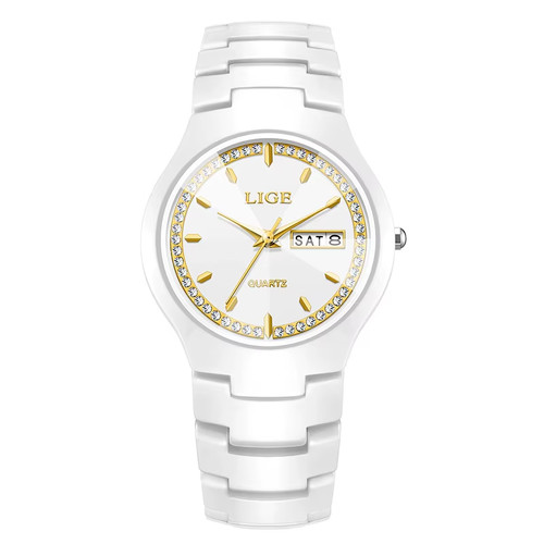 Ceramic men watches calendar - watches,