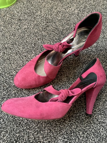 Hobbs suede bar strap heels - suede,
