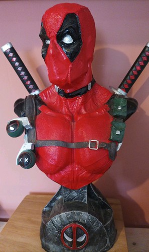 Marvel deadpool bust statue - deadpool,