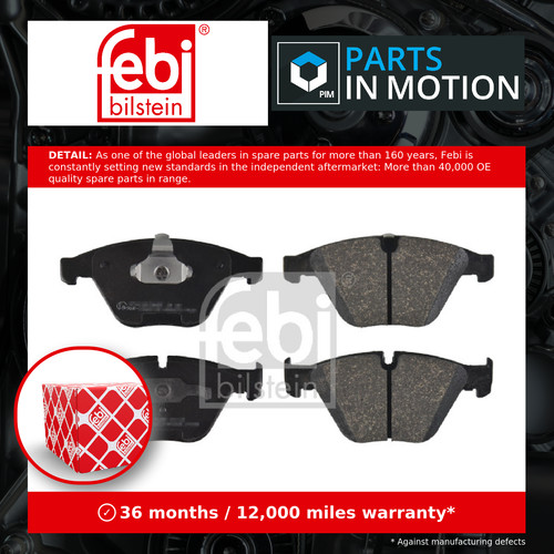 Brake pads set fits - pads, bmw