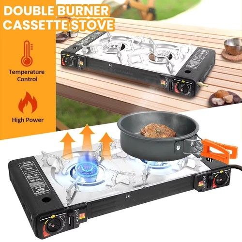 Portable double burner - 2, gas