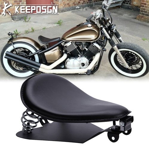 Motorcycle solo seat - motorcycle, springs