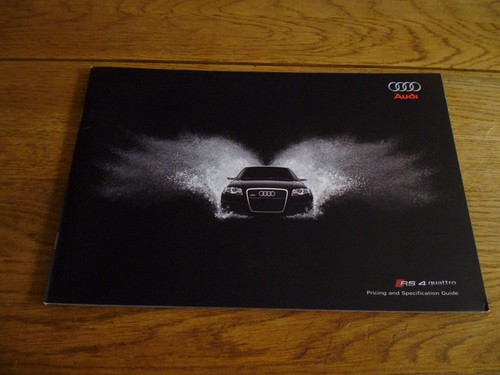 Audi rs4 brochure - audi, nov.
