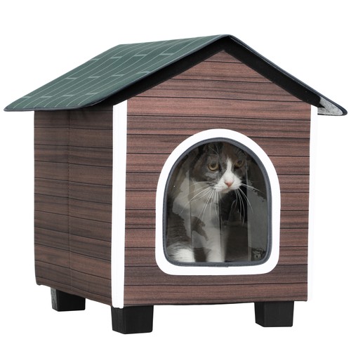 Pawhut outdoor cat house with - pawhut,