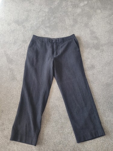 Wool trousers dark - wool,