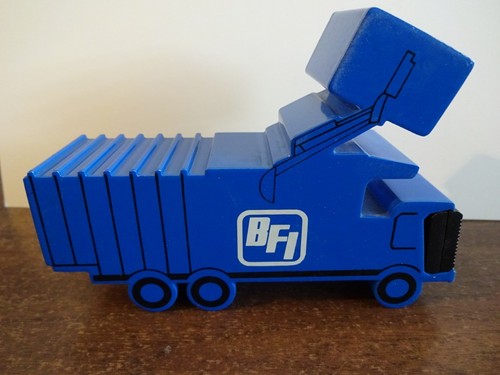 Rare vintage bfi garbage - garbage, truck
