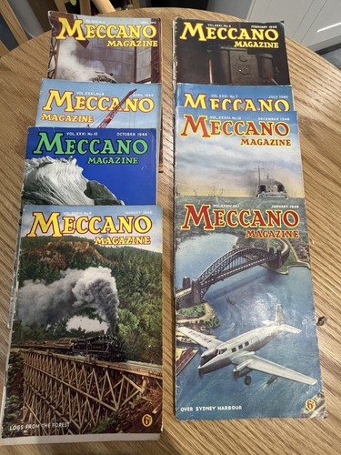 Meccano magazines 1940s - meccano,