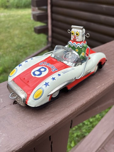 Vintage atc japan tin mercedes - atc,