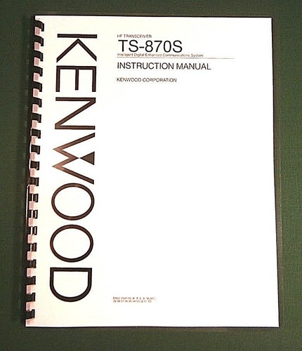 Kenwood 870s instruction - ts-870s,