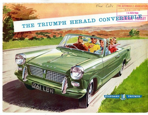 Triumph herald convertible - herald,