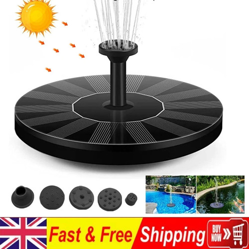 Solar powered floating - floating, pump