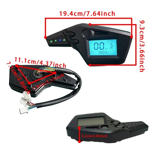 Motorcycle led digital meter - led,