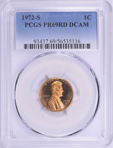 1972 lincoln cent - cent, pcgs