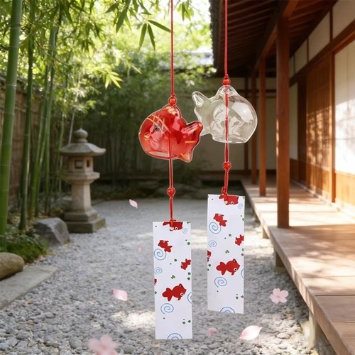 1pc goldfish wind chime - wind,