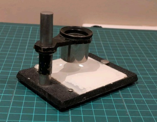 Vintage portable microscope - portable,
