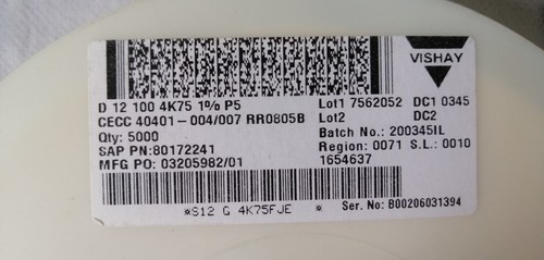 Lot 5000pcs vishay - of,