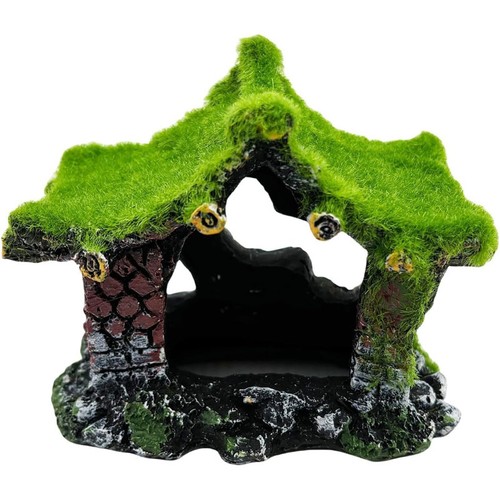 Aquarium decor house resin - aquarium,