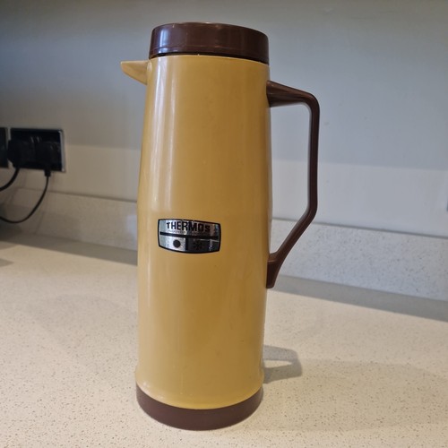 Vintage thermos flask - vintage,