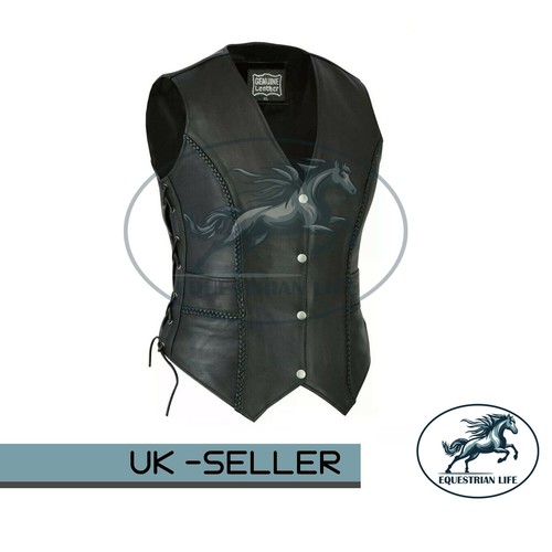 Ladies100 real leather - leather, laced