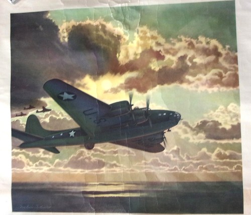 B17 flying fortress poster - b17,