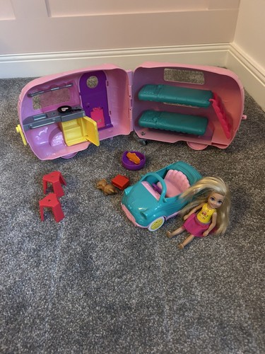 Barbie kid camper van with - barbie,