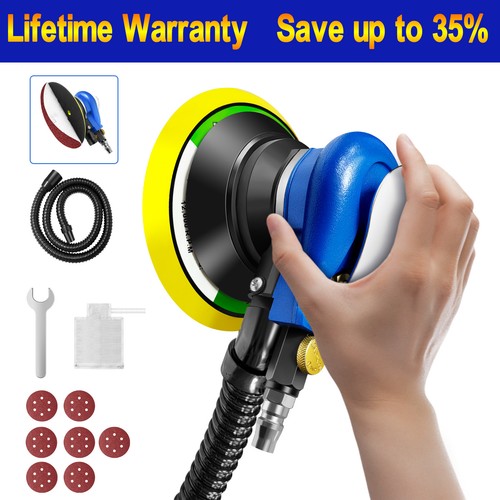 Air random orbital polisher - 6",