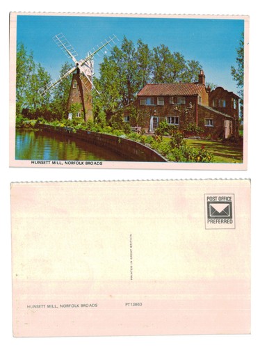 Vintage postcard hunsett - vintage,