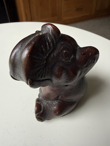 Vintage elephant sculpture - vintage,
