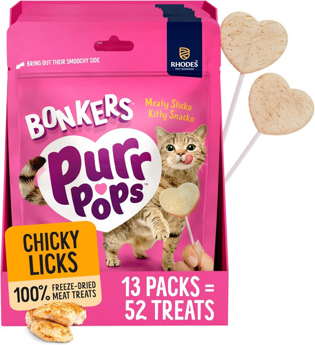 Bonkers purrpops cat treats - cat,