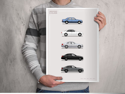 Poster mercedes e class - -, e-class