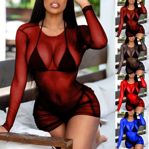Womens sexy sheer mini - womens,