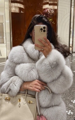 Fox fur coat - fox,