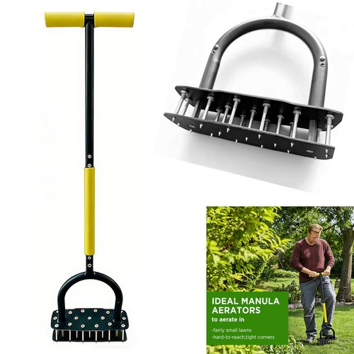 Grass lawn aerator - grass, manual
