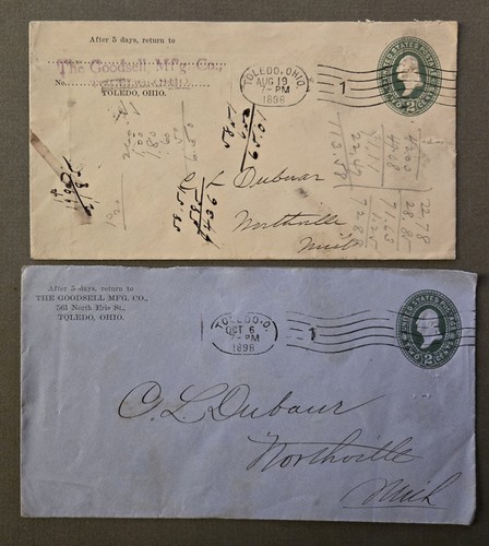 Toldeo 1898 goodsell mfg - toldeo,
