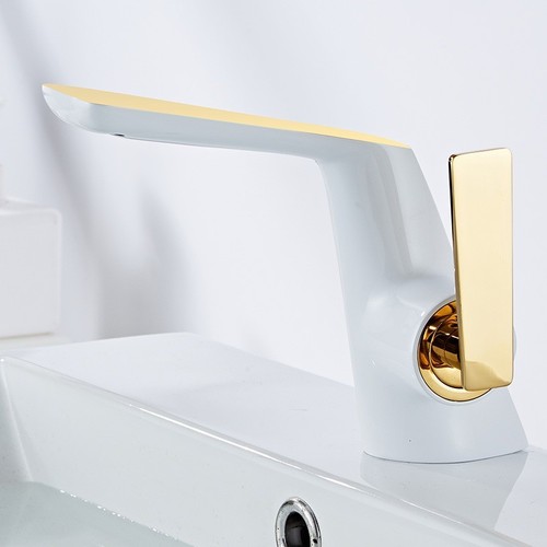 Solid copper bathroom faucet - solid,