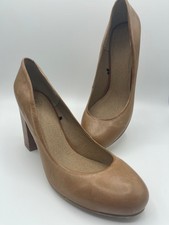 Fiore tan block heel - tan, court