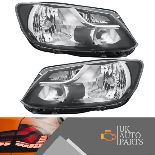 Pair headlights caddy van - vw,