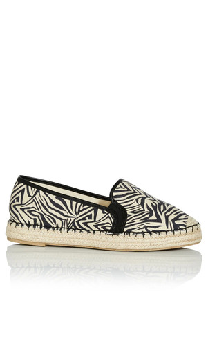 Evans zebra print - zebra, espadrille