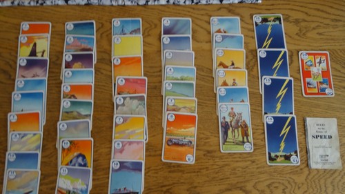Vintage card game speed - card,