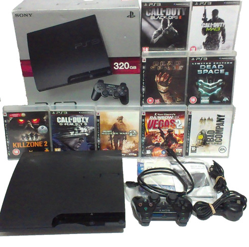 Boxed sony ps3 320gb - boxed,