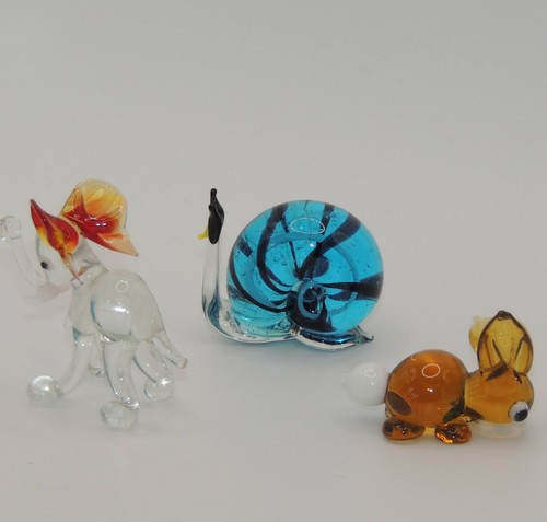 Vintage set glass - of, figures