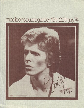 David bowie 1974 tour - bowie,